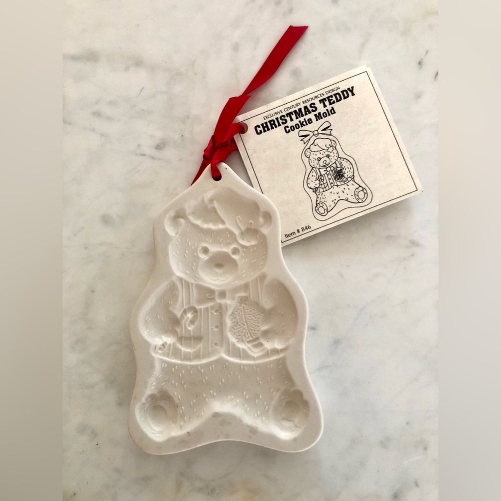 Pfaltzgraff Christmas Teddy Bear Cookie Mold